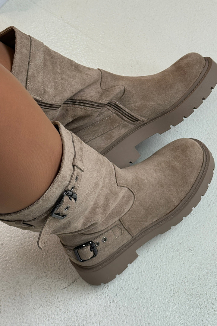 Bloom - Amaryllis Boots - Taupe Støvler 