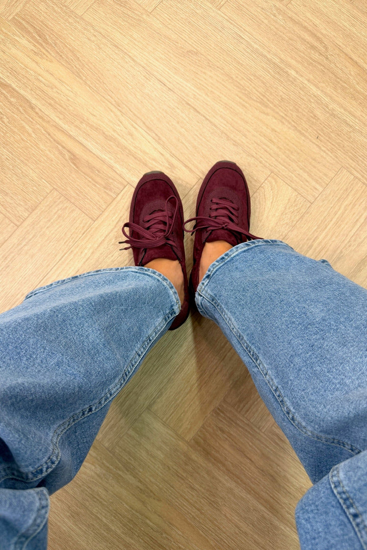 Bloom - Bellis Sneakers - Burgundy Sneakers 