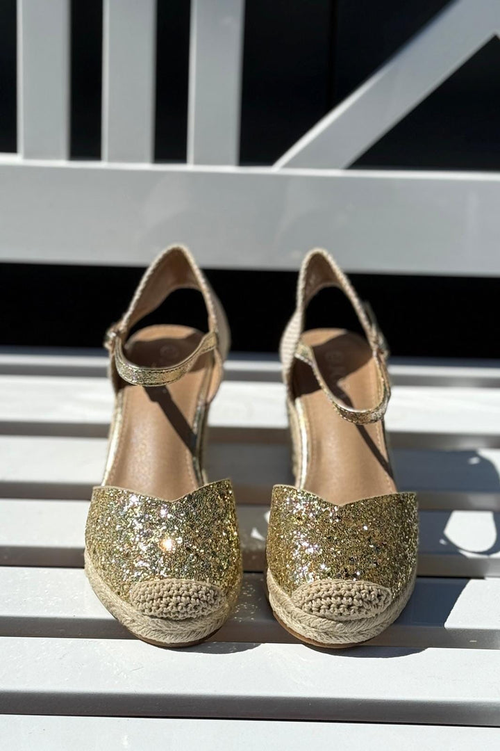 Bloom - Charlotte Sandaler - Gold Sandaler 