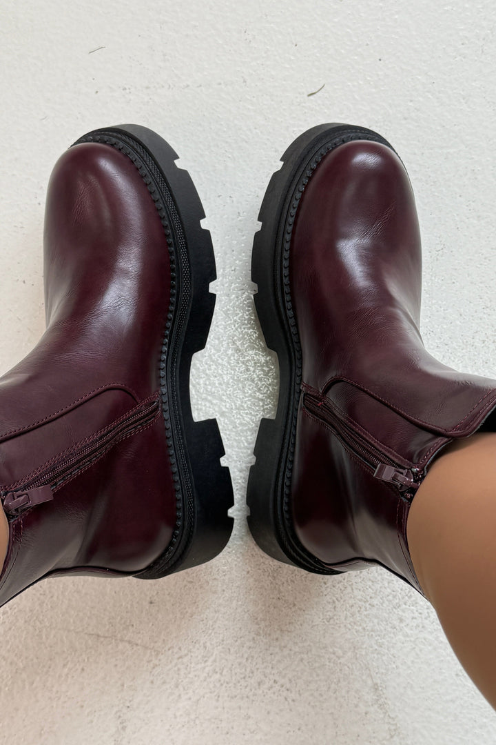 Bloom - Dahlina Boots - Burgundy Støvler 