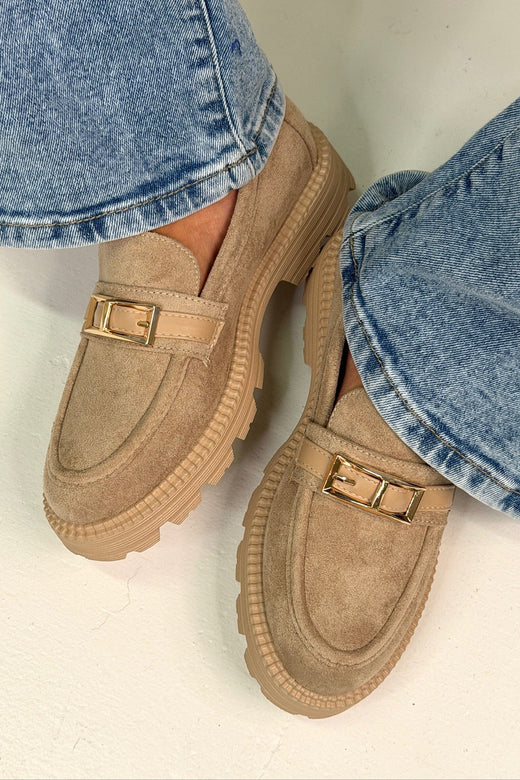 Bloom - Josette Loafers - Beige Loafers 