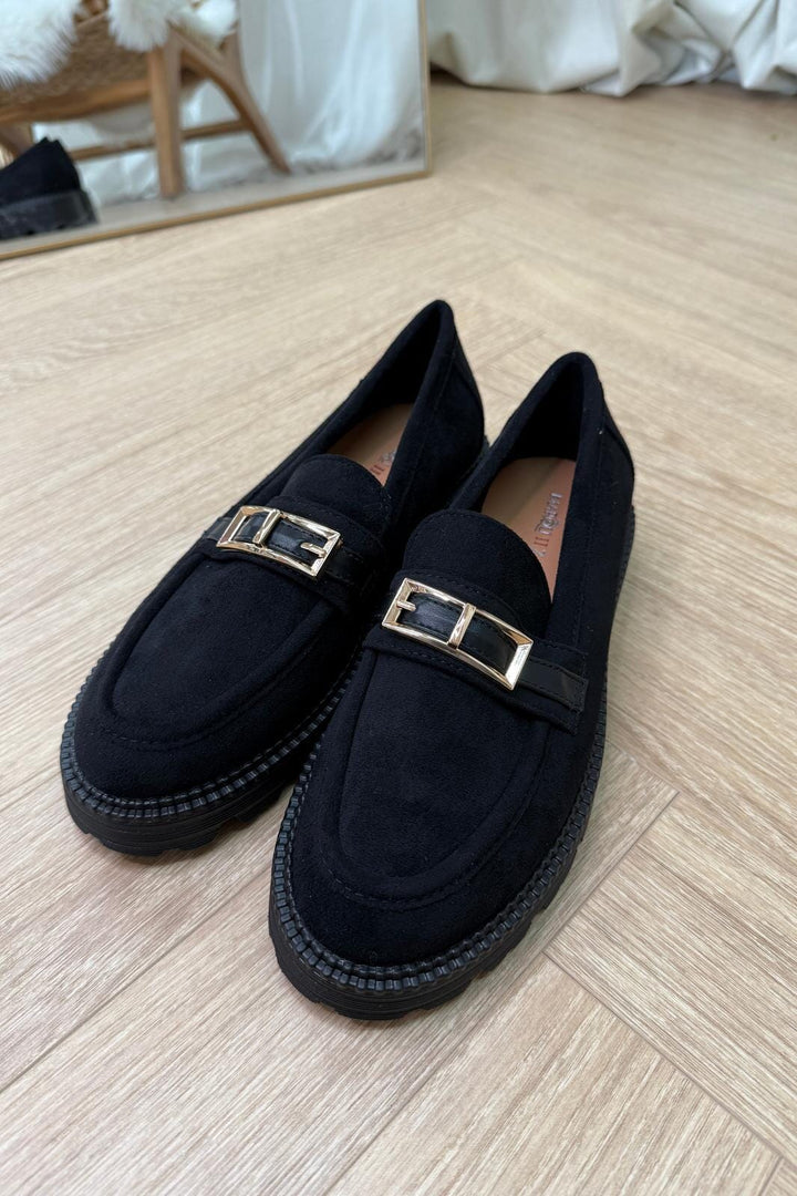 Bloom - Josette Loafers - Black Loafers 