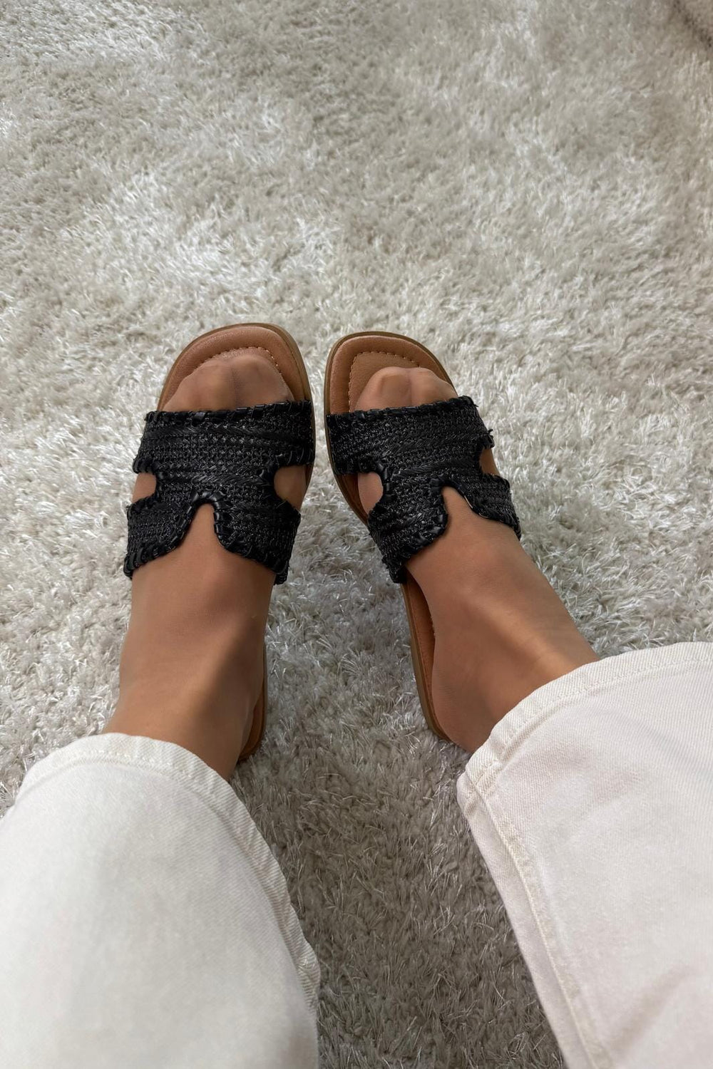 Bloom - Oriana Sandal - Black Sandaler 