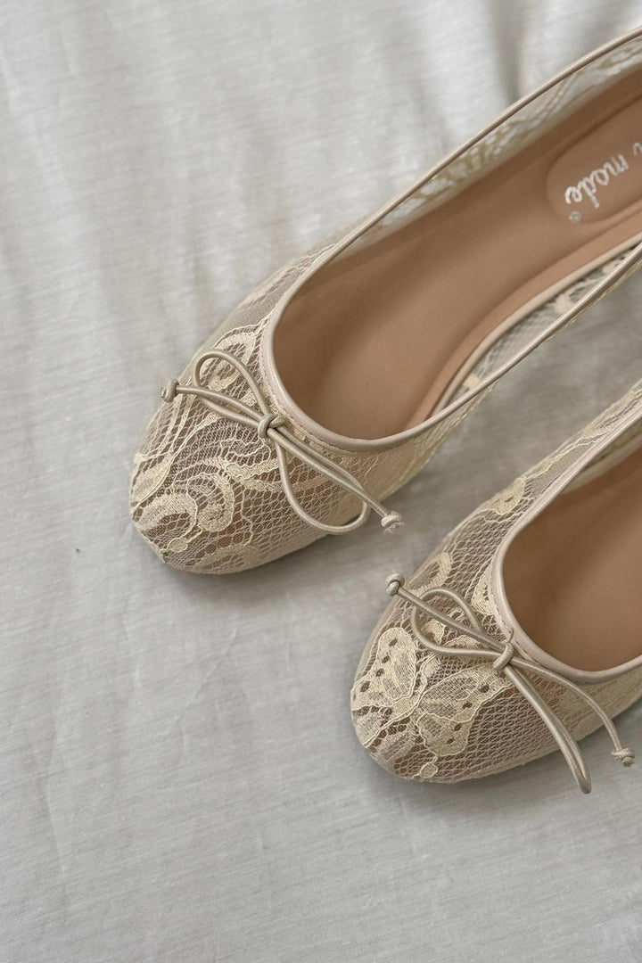 Bloom - Rose Ballerina - Beige Ballerinaer 