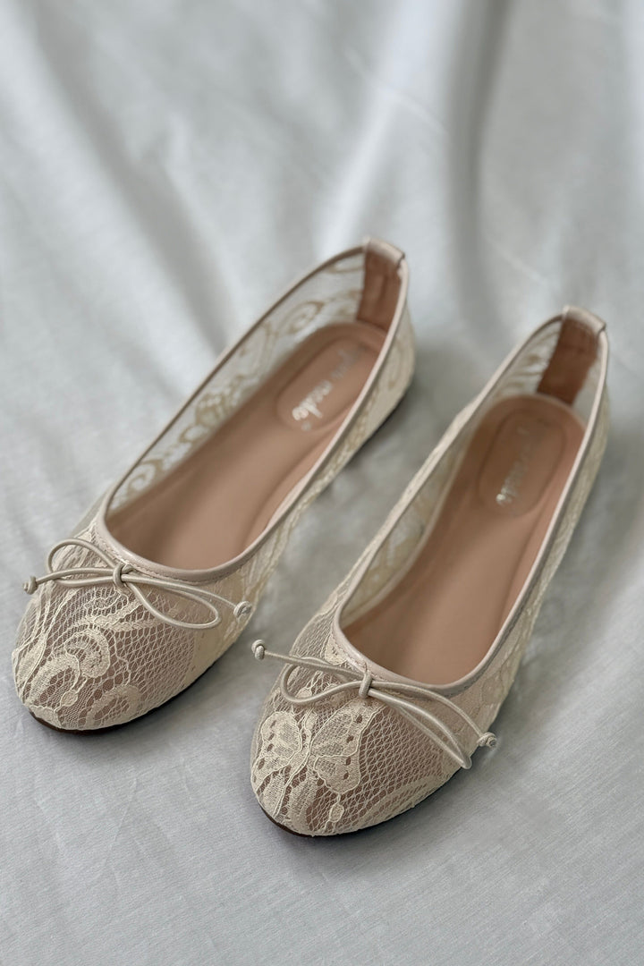 Bloom - Rose Ballerina - Beige Ballerinaer 