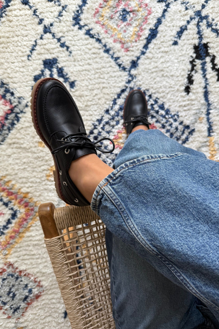 Bloom - Sunflower Loafer - Black Loafers 