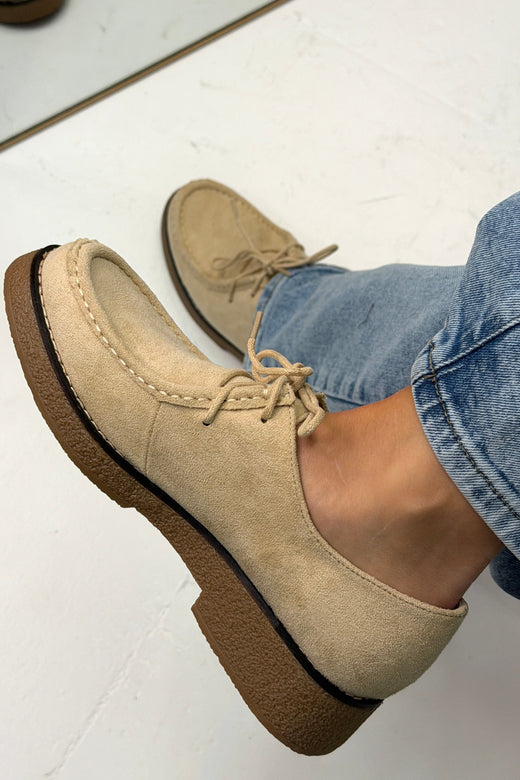 Bloom - Tansy Loafers - Beige Loafers 