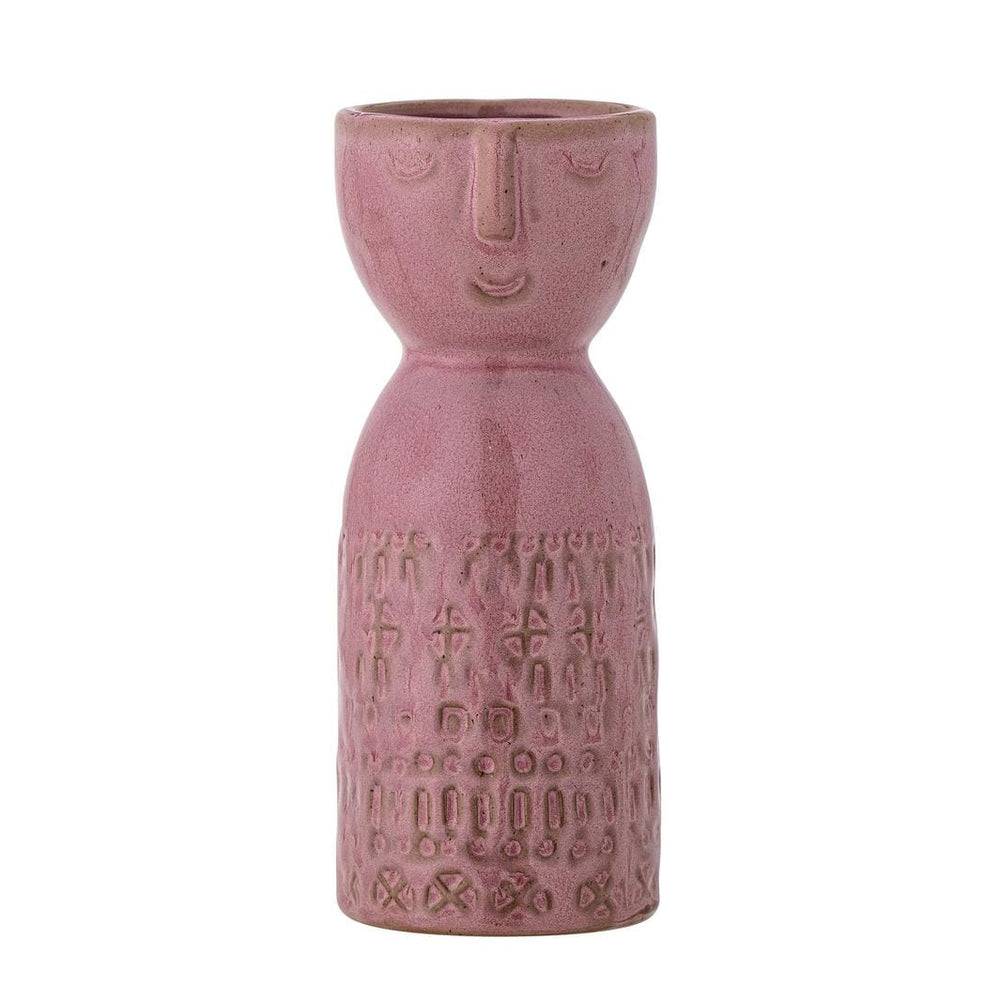 Bloomingville - Embla Vase, Pink, Stentøj - Embla