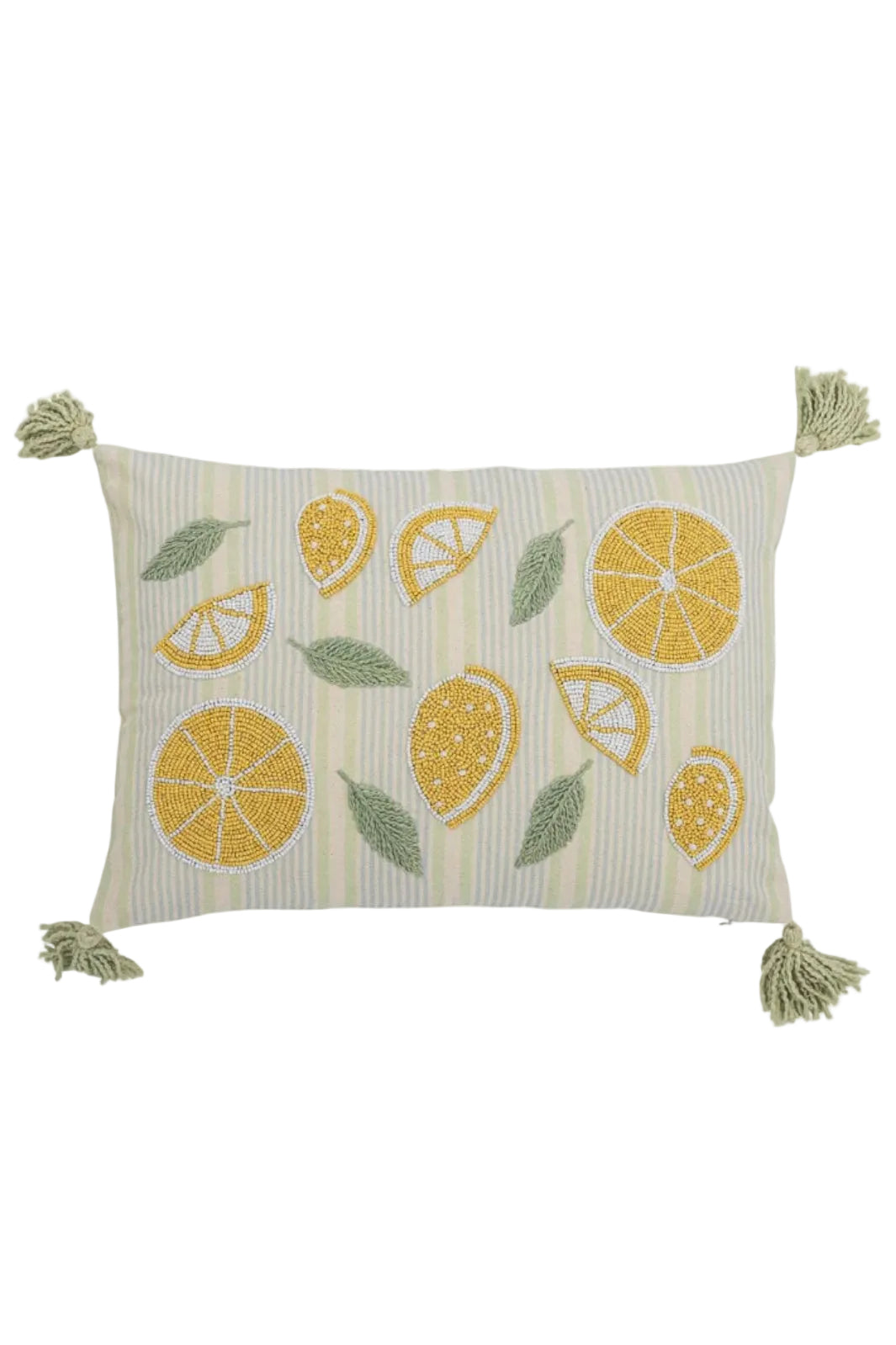 Bloomingville - Lemon Pude, Gul, Bomuld 82066557 - Yellow