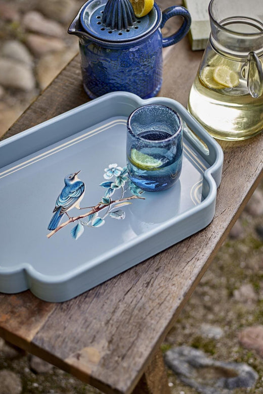 Bloomingville - Meggie Fad, Blå, MDF 82072761 - Blue