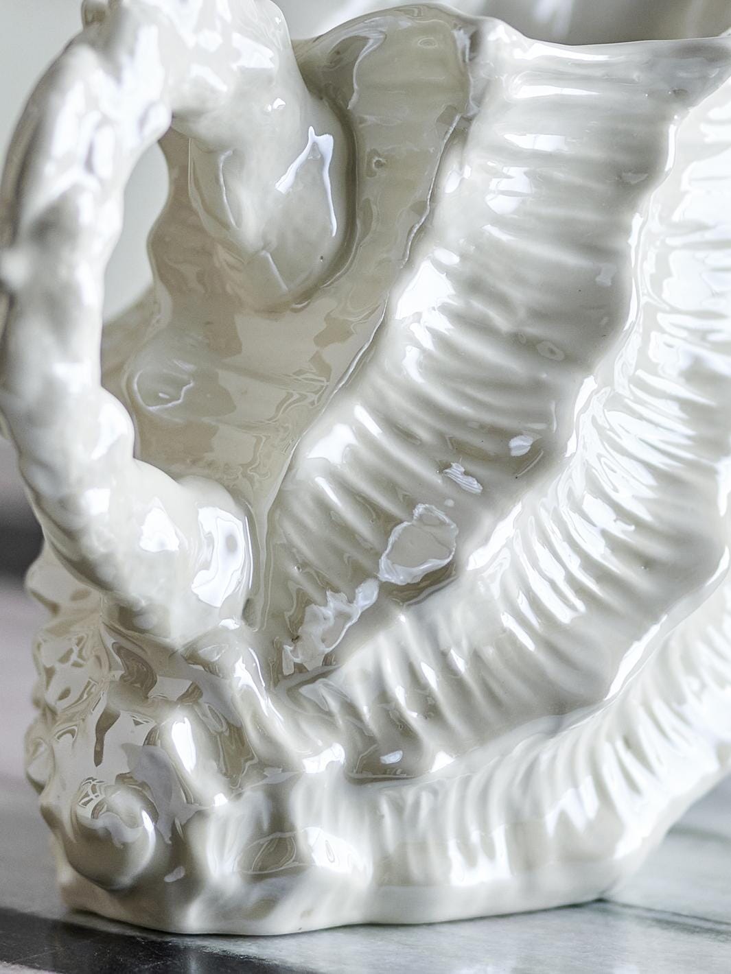 Bloomingville - Shellie Kande, Hvid, Stentøj 82072684 - White