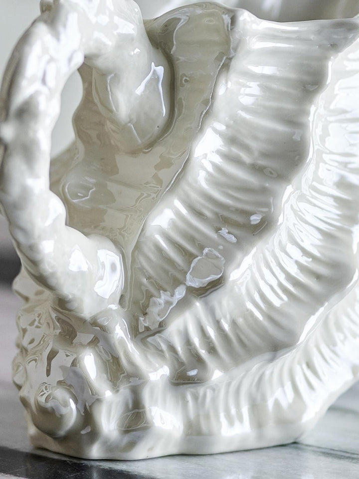 Bloomingville - Shellie Kande, Hvid, Stentøj 82072684 - White