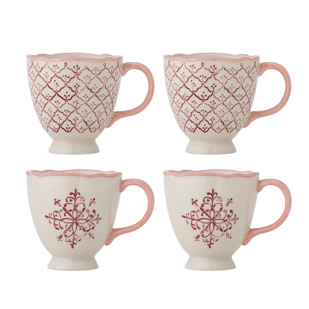 Bloomingville - Wonderland Krus, Rosa, Stentøj 82072930 - Rose