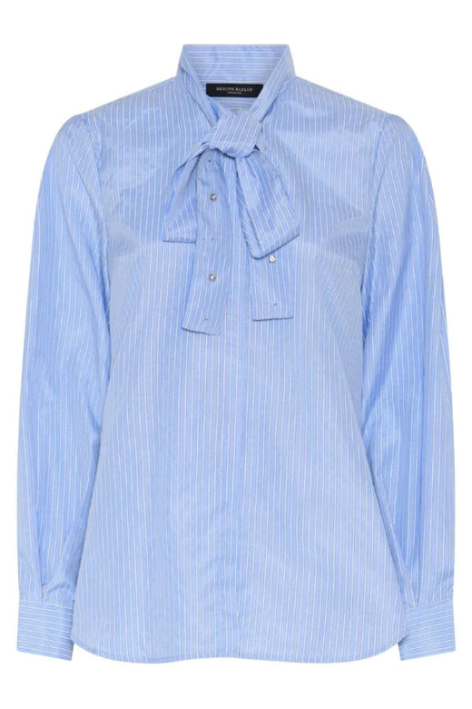 Bruuns Bazaar - Borassusbbelza Shirt BBW4890 - Light Blue Stripe