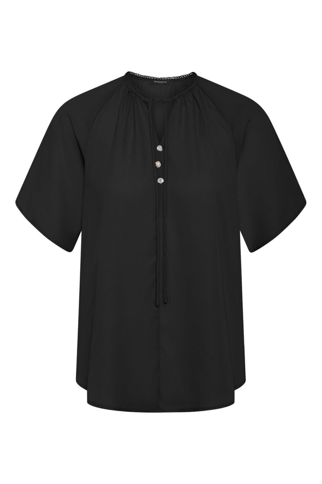 Bruuns Bazaar - CamillaBBLuia blouse - Black Bluser 