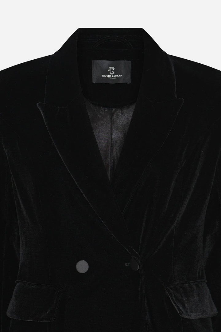 Bruuns Bazaar - Velvetbbtuxi Blazer BBW5320 - Black