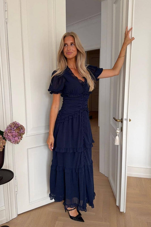 BYIC - Arielic Long Dress A25193 - Navy Kjoler 