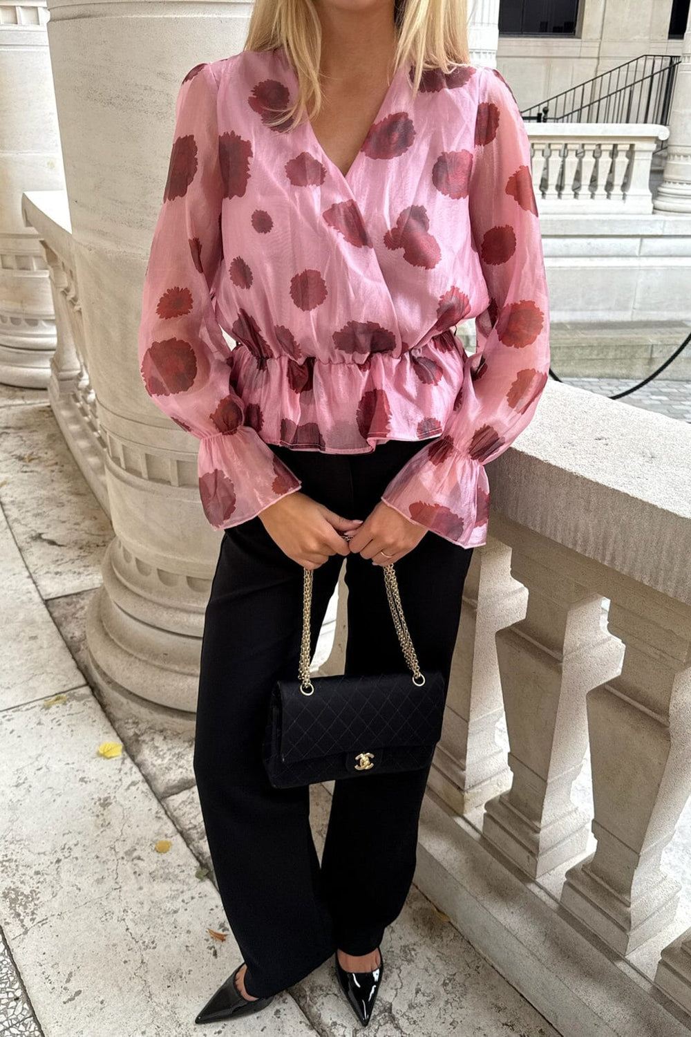 BYIC - Freyaic Shirt A2544 - Pink Red Flower Print