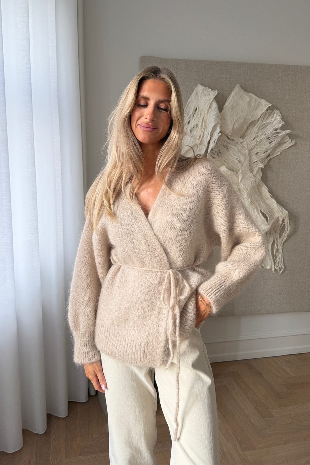 BYIC - Idaic Wrap Cardigan 85119 - Beige