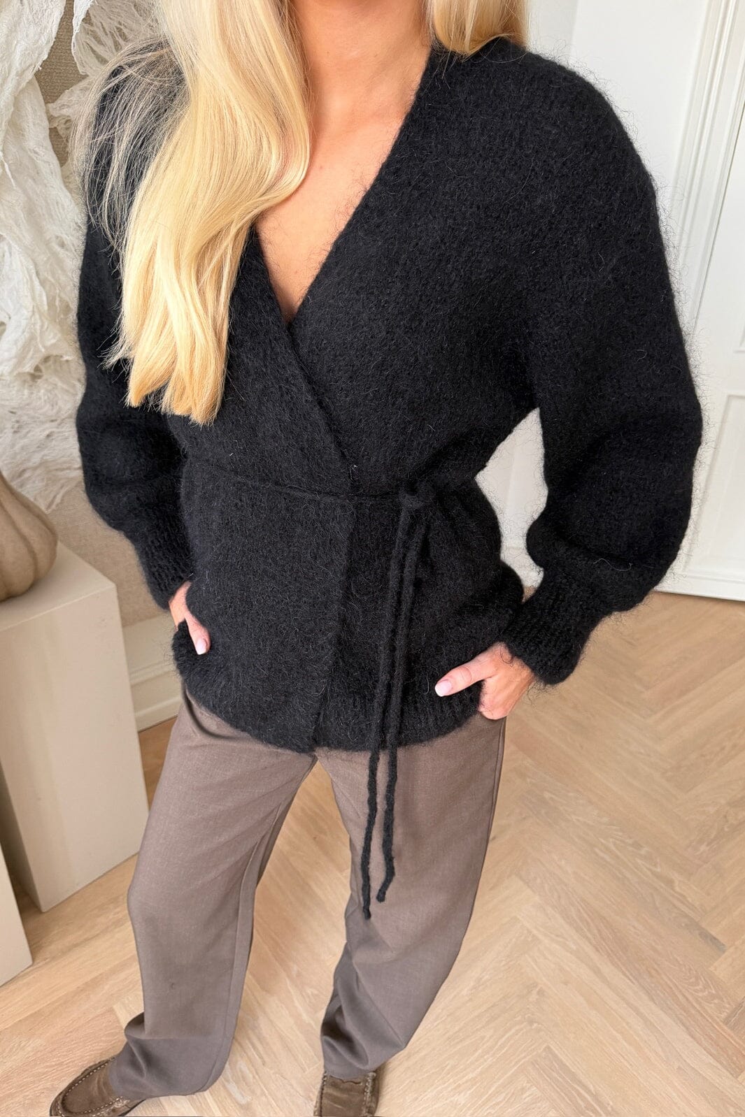 BYIC - Idaic Wrap Cardigan 85119 - Black