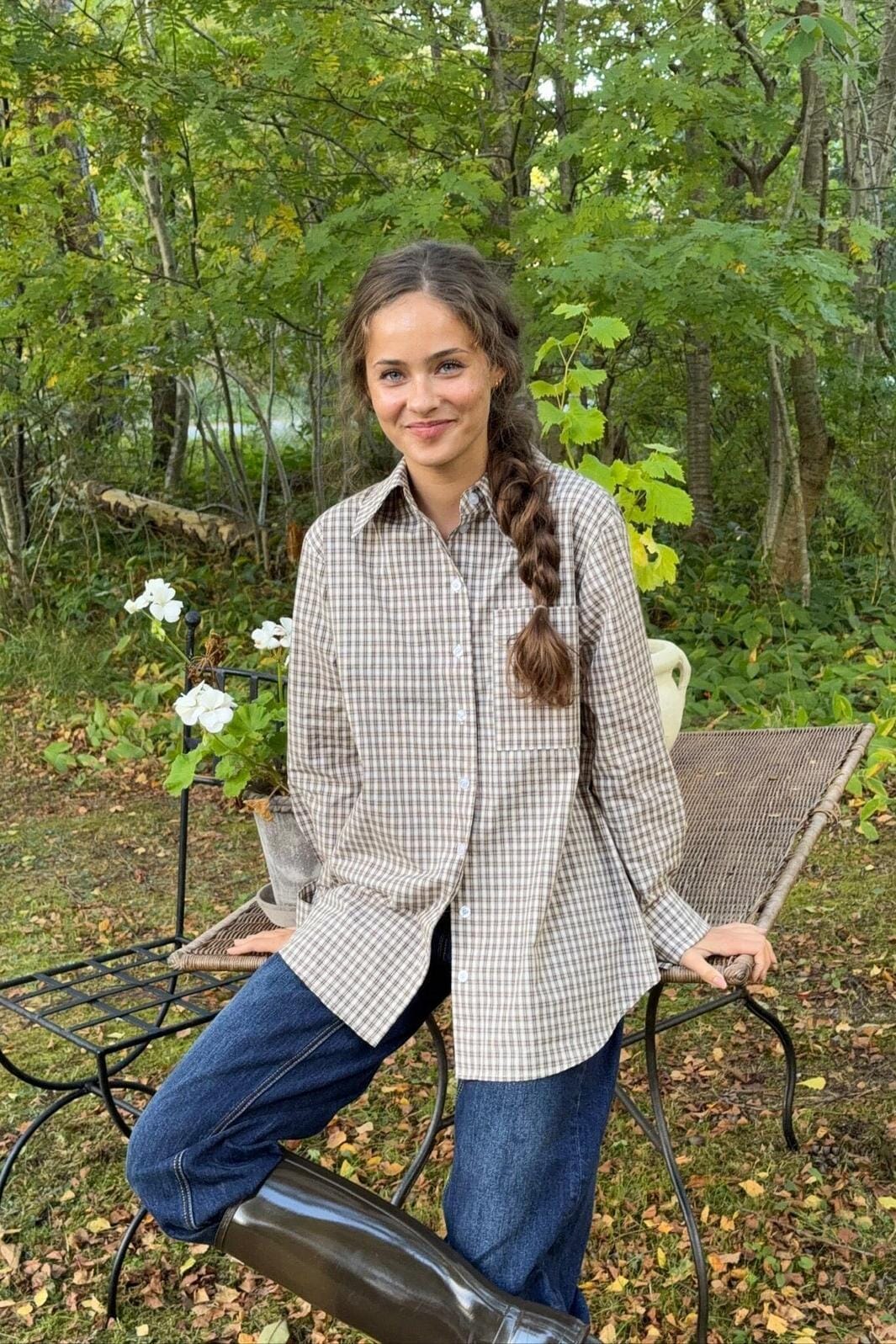Byic - Isabellaic Shirt A2537 - Brown Checks Skjorter 
