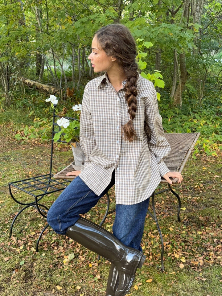 Byic - Isabellaic Shirt A2537 - Brown Checks Skjorter 