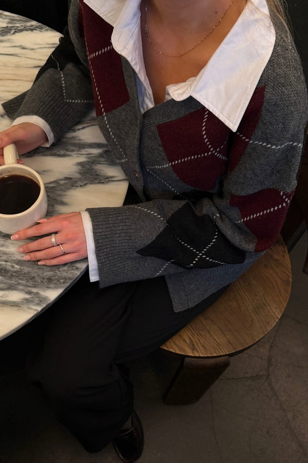 BYIC - Elmaic Cardigan 1196 - Dark Brown main image 1