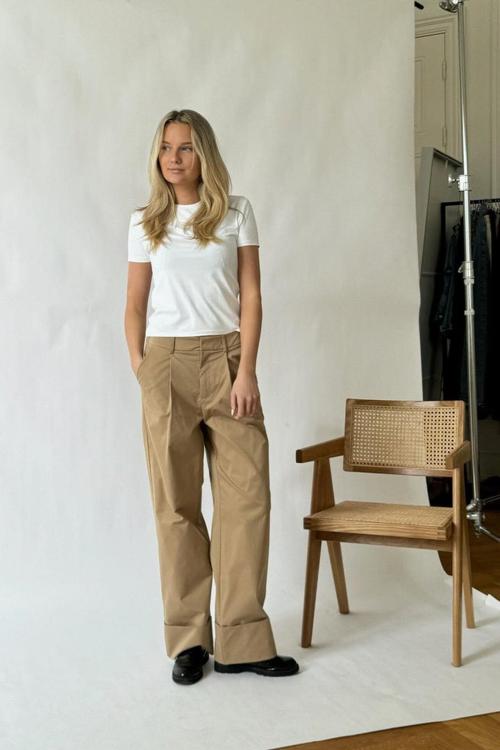 Forudbestilling - BYIC - Kathrineic Pants - brown Brown Bukser 