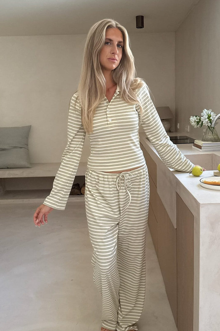 BYIC - Livaic Polo A23982 - Yellow Stripes