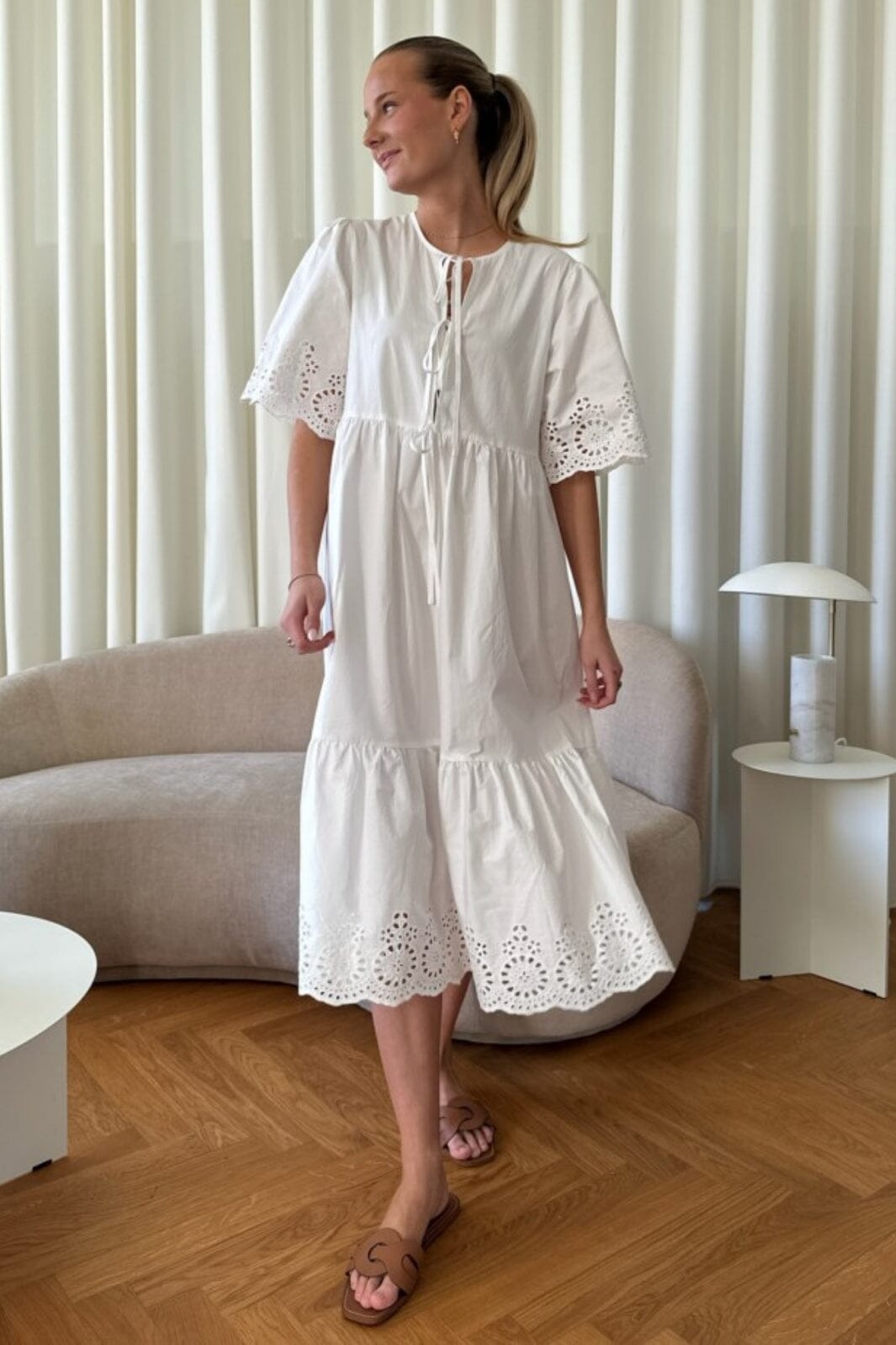 BYIC - Luluic Long Dress - white White Kjoler 