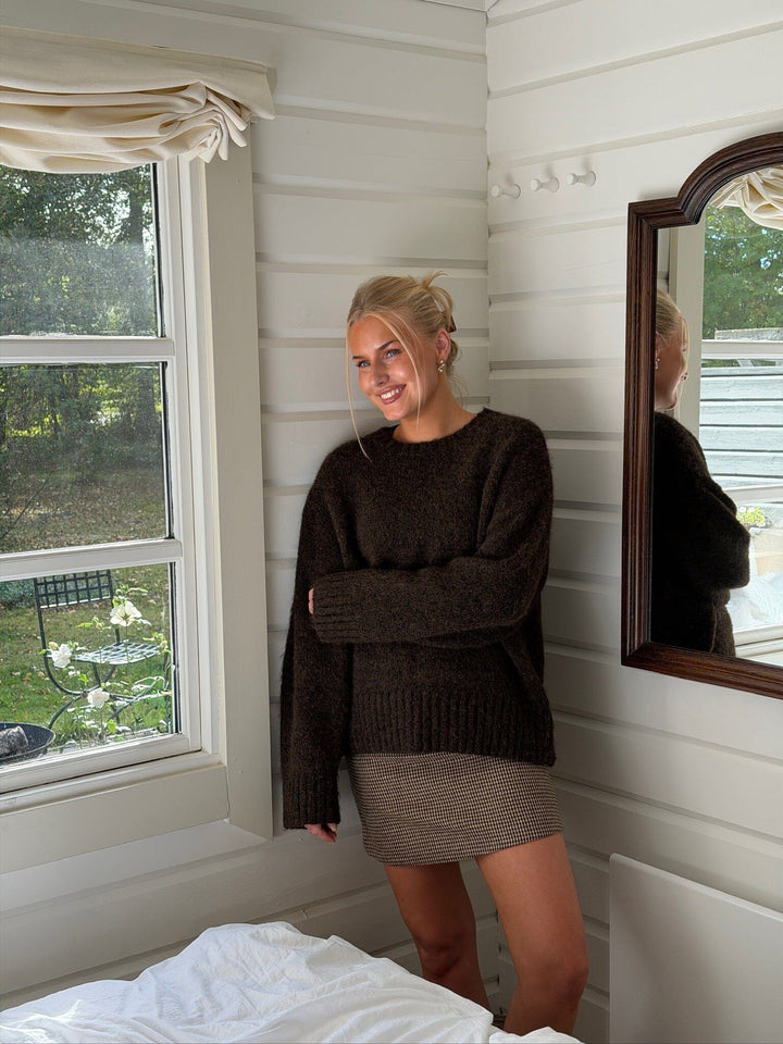 Byic - Maisyic Pullover 2026-121 - Dark Brown Sweatshirts 