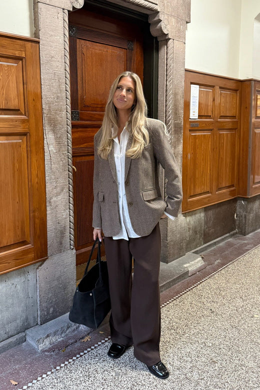 BYIC - Signatureic Blazer A23986 - Brown Checks Blazere 