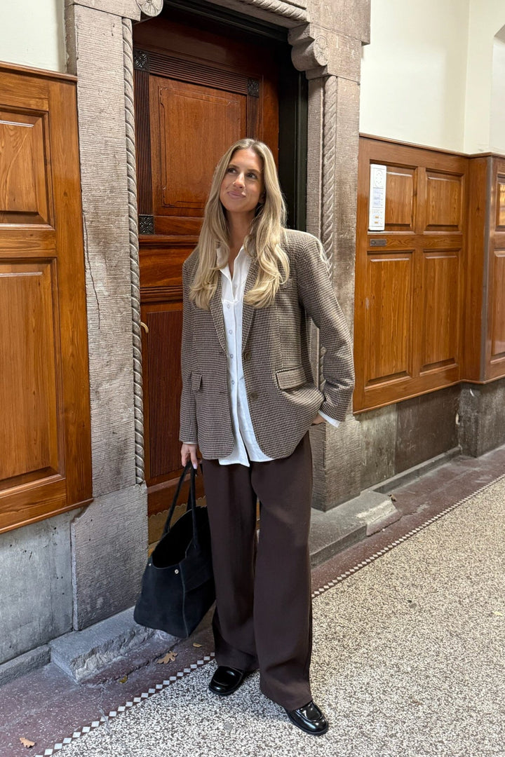 BYIC - Signatureic Blazer A23986 - Brown Checks Blazere 