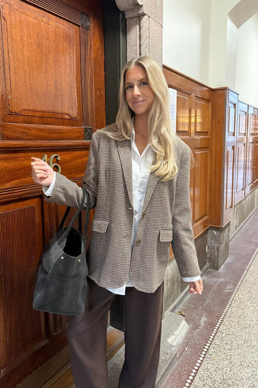 BYIC - Signatureic Blazer A23986 - Brown Checks Blazere 