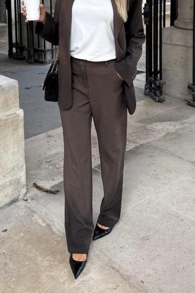 BYIC - Signatureic Pants A23778 - Dark Brown