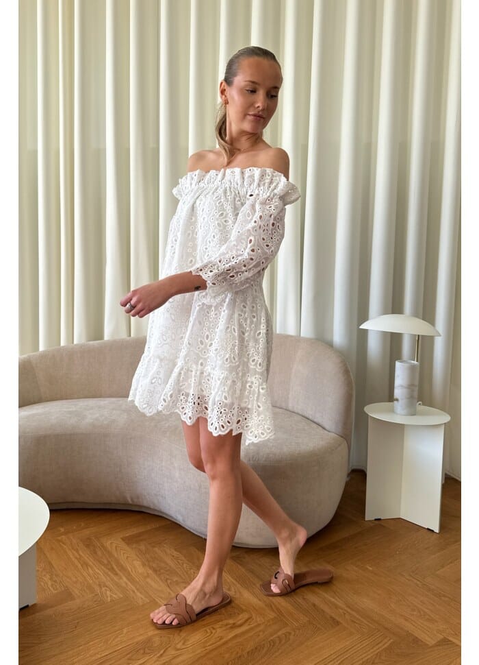 BYIC - Sigridic Dress - white White Kjoler 