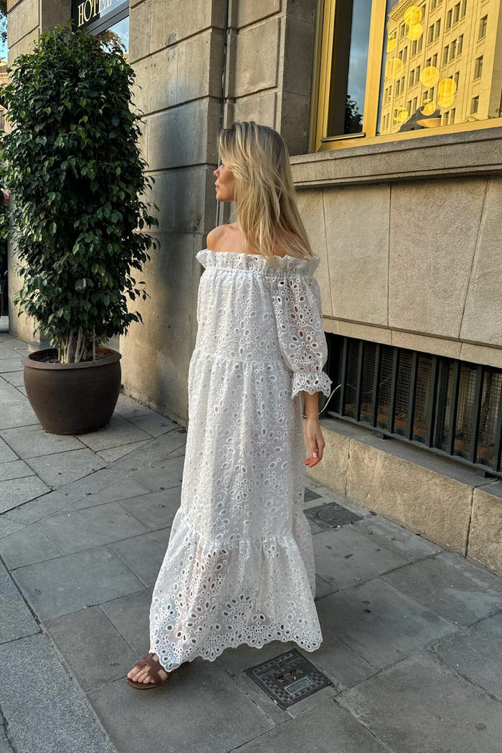 BYIC - Sigridic Long Dress - white White Kjoler 