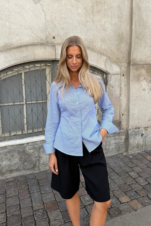 BYIC - Siljeic Shirt A25127 - Blue White Checks Skjorter 