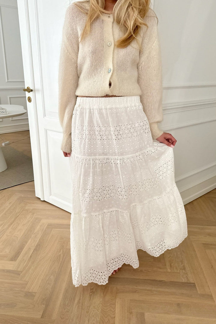 BYIC - Sofiaic Long Skirt - wl White Lace Nederdele 