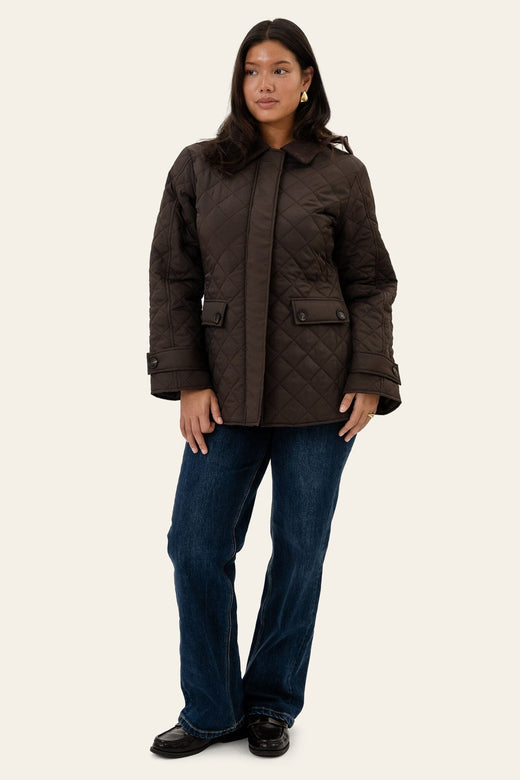 Byic - Sveaic Quilted Jacket A25317 - Dark Brown Jakker 