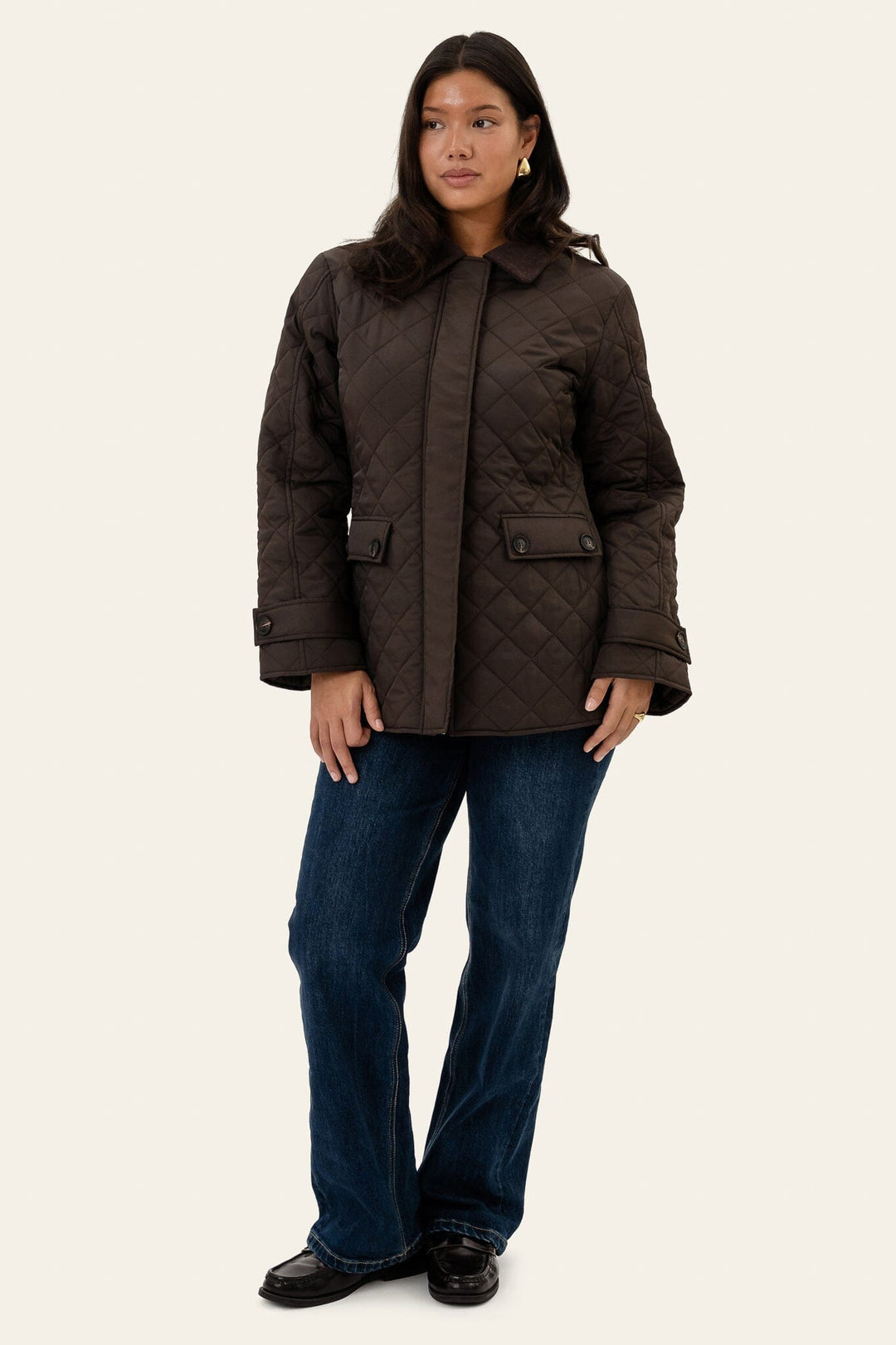 Byic - Sveaic Quilted Jacket A25317 - Dark Brown Jakker 