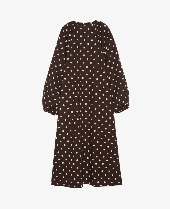 Sissel Edelbo - Lara Dress Se 2077 - Brown Dot