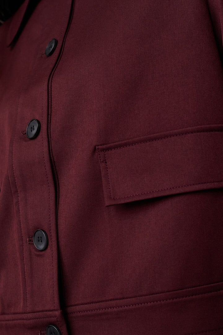 Co´Couture - 30325 Terrycc Jacket 500364 - 30005 - Wine Red