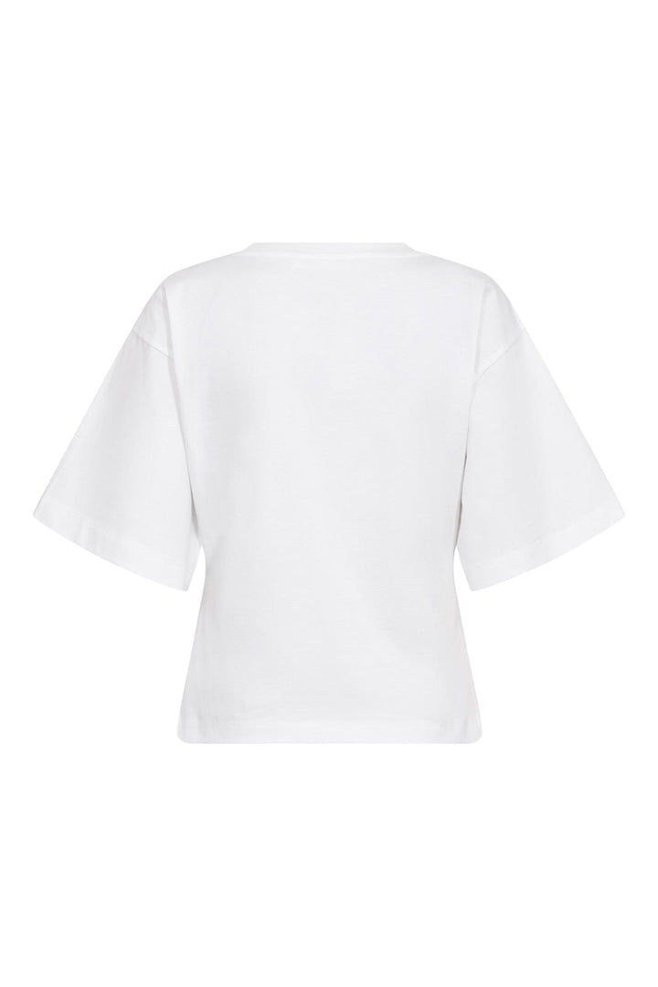 Co´Couture - 43013 Zengacc Tee O-Neck 500108 - 10011 - White - Blue