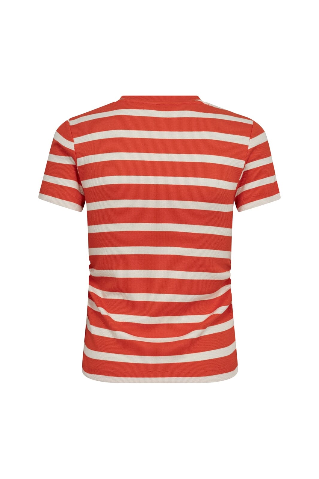 Co´Couture - 43015 Grannycc Gathering Stripe Tee 503903 - 00028 - Offwhite Flame
