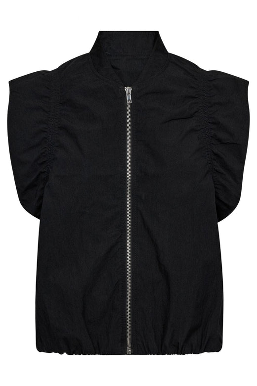 Co´Couture - Acasiacc Waistcoat 40042 - 96 - Black Blazere 