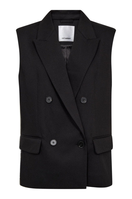 Co´Couture - Almiracc Vest 30377 - 96 - Black Veste 