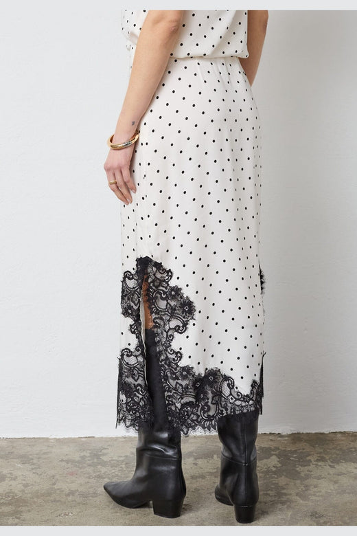 Co´Couture - Amelicc Dot Lace Skirt 44039 - 11 - Off White
