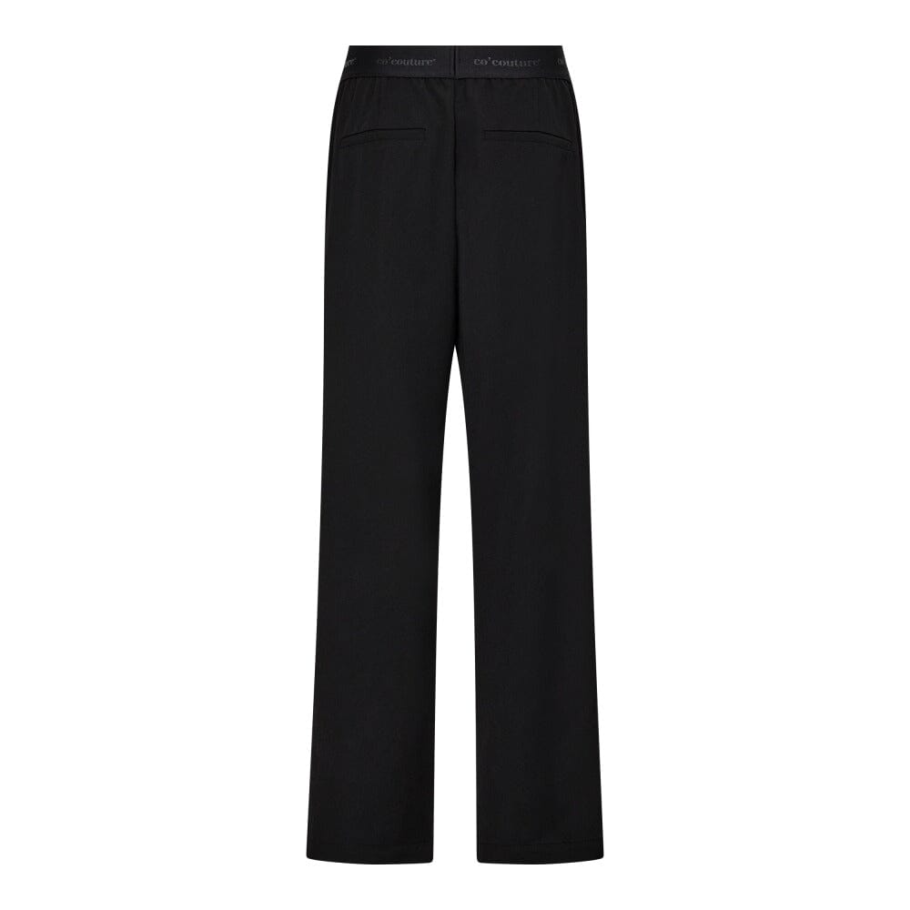 Co´Couture - Aminacc Logo Shimmer Pant 31668 - 96 - Black Bukser 