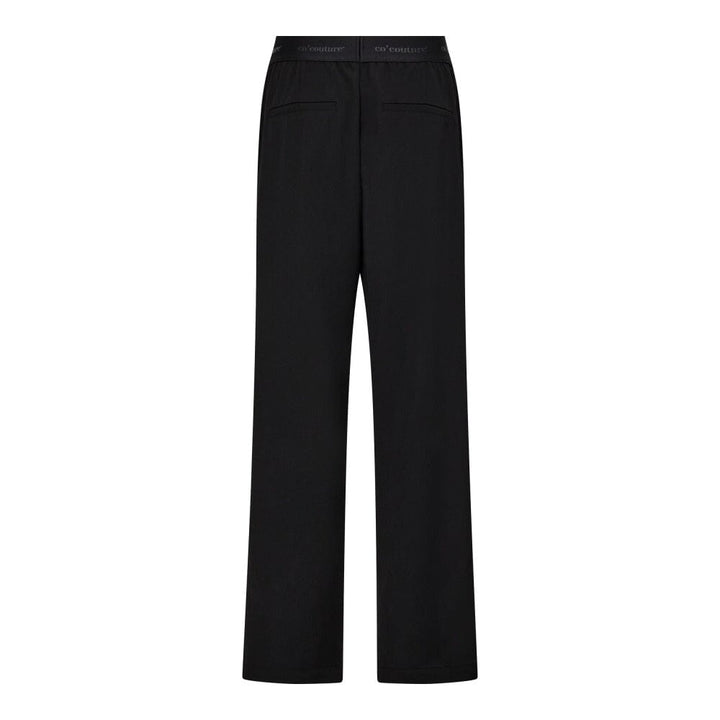 Co´Couture - Aminacc Logo Shimmer Pant 31668 - 96 - Black Bukser 
